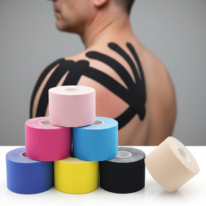Cinta <span class=keywords><strong>de</strong></span> Kinesiología Resistente al Agua <span class=keywords><strong>de</strong></span> 7.5cm*5m para Rodilla y Muslo, Cinta Deportiva Elástica para Soporte Muscular - Product Image 1