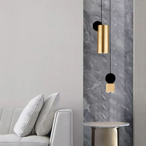 โคมไฟเพดานสไตล์นอร์ดิกแบบสามดวง ดีไซน์โมเดิร์นเรียบหรู เหมาะสำหรับห้องนอน/ข้างเตียง โคมไฟระย้าสำหรับห้องรับประทานอาหาร - Product Image 4