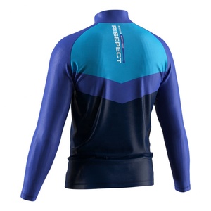 Sudadera Deportiva de Manga Larga con Cierre de Cremallera, de Poliéster de Secado Rápido, para Entrenamiento de Jiu-Jitsu y Judo, Lisa, para Hombre, con Logotipo Personalizado - Product Image 3