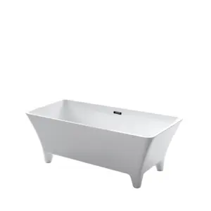 Factory Wholesale 54 x 30 Exquisite High-quality Acrylic Freestanding Bathtub With Foot