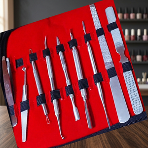 Kit d'outils de soin des ongles de luxe ASAP, 10 ensembles de kits de manucure en acier inoxydable, comprenant des coupe-ongles 10 en 1 et des instruments de podologie - Product Image 2