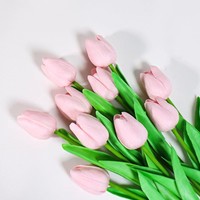 PU tulpen-simulation tulpenkuchen-dekoration hochzeitsfeier heim blumenhersteller großhandel muttertag kuchen topper
