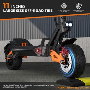 Scooter Eléctrico Plegable Yume de 11 Pulgadas con Doble Motor y Controlador de 60V, Potente y Rápido, para Adultos, Venta al Por Mayor en EE. UU. - Product Image 6