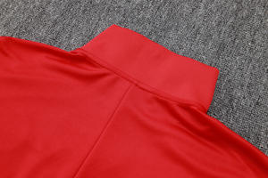 Combinaison d'entraînement rétro à manches courtes avec fermeture éclair intégrale, séchage rapide, automne-hiver, 24/25, uniforme de compétition des clubs européens de Paris, vêtements de football - Product Image 3