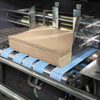 Machine de laminage de papier ondulé pour emballage de boutique, boîte en carton personnalisée en usine, entièrement automatique, haute précision, 150 m/min