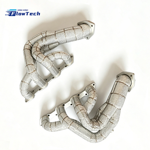 ส่วนหัวท่อร่วมไอเสียที่มีประสิทธิภาพการไหลสูงสำหรับ F136E F430เฟอร์รารี V8 4.3L สแตนเลส304พร้อมเกราะป้องกันความร้อน - Product Image 1