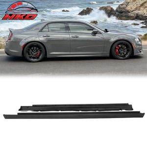 Convient pour Chrysler 300 2011-2023, jupes latérales style SRT, noir mat - Product Image 1