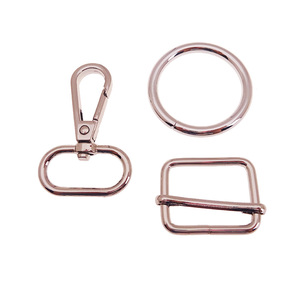 Nuova borsa da 1 pollice che fa kit Hardware 2 moschettone 2 <span class=keywords><strong>O</strong></span> Ring 1 cursori per borsa a mano - Product Image 3