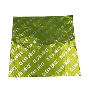Pre Cut Aluminum Foil Sheets for Hot Food Printed Honeycomb Laminated Food Wrap Foil Sheet Food- Insulated Grease-Resistant