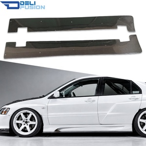 Extensiones de Alerón Lateral de Fibra de Carbono Estilo VRS para Mitsubishi Lancer Evolution 7 8 9 CT9A 2001-2007 - Product Image 1