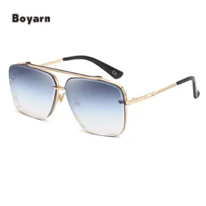 Boyarn, venta al por mayor, proveedores de gafas, empresas de gafas de sol, gafas de diseñador para hombre a granel, nueva llegada, gafas de sol redondas Retro
