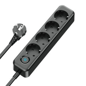 ODM延長コード4コンセント700Jサージプロテクタープラグ6フィートユニバーサルACソケットEU電源タップ - Product Image 3