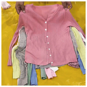 GZ, ropa usada de moda para mujer, cárdigan de segunda mano, suéter con bola, precio más bajo, cárdigan Bea 62A de verano, cárdigan de segunda mano para mujer - Product Image 1