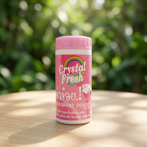 CRYSTAL FRESH Tailandia (Bangkok) Polvo Desodorante Corporal Herbal Unisex 22g (Aroma CP-022) Certificado ISO9001 ISO22716 OTOP - Product Image 1