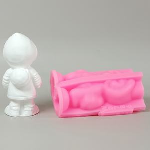 Moldes de fundición de resina hechos a mano para adornos decorativos DIY estilo Ins herramientas de escritorio de silicona molde de esqueleto de punto W0786 - Product Image 3