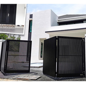 Portes coulissantes en aluminium <span class=keywords><strong>de</strong></span> haute qualité sur mesure, portails en fer forgé exquis dans divers styles <span class=keywords><strong>pour</strong></span> l'extérieur - Product Image 2