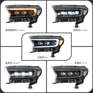 Gruppo Full LED di fabbrica per Ranger <span class=keywords><strong>T6</strong></span> T7 di alta qualità <span class=keywords><strong>2015</strong></span> + luci di testa della lampada anteriore indicatori di direzione dinamici 12V 6000K DRL - Product Image 5