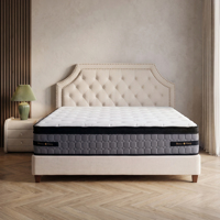 Deutsche Kommerzielle Gel-Memory-Foam Taschenfederkern-Hybridmatratze Atmungsaktiver Stoff Starke Kantenunterstützung Orthopädische Matratze
