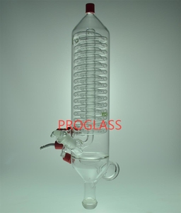 Condenseur en verre d'évaporateur rotatif vertical pour Buchi, corps de 200mm, adapté au R215 300 - Product Image 4