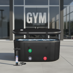 Baignoire gonflable portable en PVC Vanace Premium pour bain froid et douche, pour la santé de la peau et la relaxation - Product Image 1