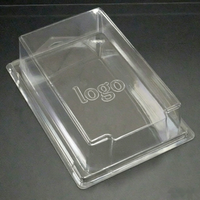 Caja de Embalaje con Tapa y Base de PET con Logotipo en Relieve, Forma Personalizada, para Figuras de Acción