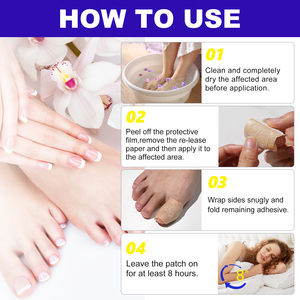 24 patchs de nuit pour ongles pour réparer et soigner les ongles et les <span class=keywords><strong>pieds</strong></span> abîmés, restaurer la décoloration et l'épaisseur MARIANP - Product Image 3