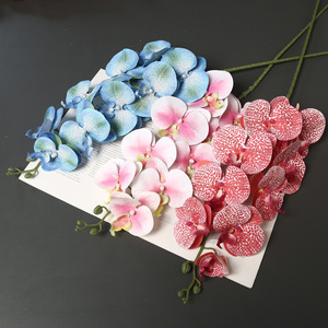 Nine Heads <strong>Film</strong> Moth Orchid Artificial Flowers for Wedding Floral Arrangement Home Hotel Festival Photography Decoration - Product Image 3