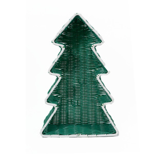 Adornos decorativos de PP personalizados para escritorio y mesita de noche, cestas de almacenamiento personalizadas, imitación de ratán impermeable para exportación. - Product Image 2
