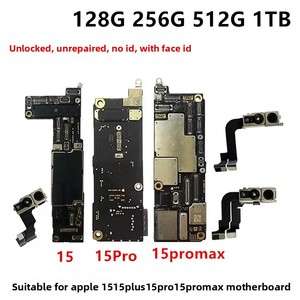 Compatible avec les modèles 15, 15 Pro et 15 Pro Max, débloqué toutes réseaux, sans réparation, sans verrouillage <span class=keywords><strong>iCloud</strong></span>, avec Face ID, Deca Core, CDMA - Product Image 2