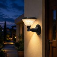 Lámpara de Pared LED Lineal Moderna, con Energía Solar, IP65, Sensor Automático, Control Remoto, para Hogar, Exteriores, Caminos y Jardines