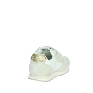 Sun68 Girls' Sneakers White Gold Velcro Closure Casual <b>Shoes</b> - Product Image 3