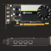Carte graphique professionnelle T1000 pour station de travail, 4G/8G GDDR6 128 bits 1250 MHz, accélérateur vidéo GPU, nouveau ventilateur, DirectX 12, PCI