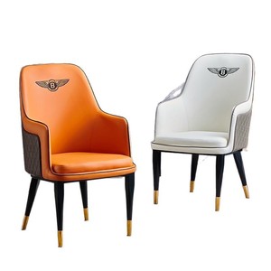 Sedia da Pranzo Multifunzionale in Metallo di Alta Gamma per Uso Domestico <span class=keywords><strong>e</strong></span> Commerciale (Hotel, Ristorante, Ufficio) - Imbottitura Morbida - Product Image 6