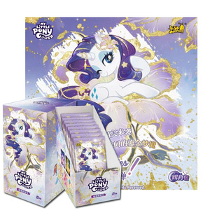 YQ Dernière Version My Little 11.0 Ponys Card Cute Funny Party Friendship Moments Card Princess Anime Collectible Card Gift KAYOU - Product Image 1