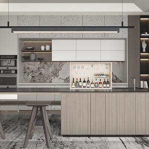 Cuisine multifonctionnelle créative avec panier de rangement escamotable et armoire de rangement de grande capacité - Product Image 3
