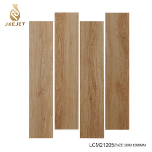 Piastrella in Gres Porcellanato Effetto Legno Rustico Opaco 200 x 1200 mm, Antiscivolo, Grigio Bianco Venato, per Pavimenti di Camere d'Albergo - Product Image 5