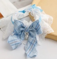 Hermosa chica gato perro DIY tejido a mano lana cuello babero bufanda portátil característica costura producto lazo ajustable - Product Image 5