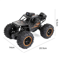 2.4G 1/18 RC télécommande voiture Rock Crawler alliage véhicule jouets avec 720p HD Wifi caméra App contrôle