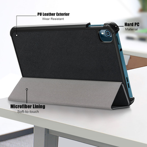 เคสแท็บเล็ตหนัง PU แบบพับได้สามตอน พร้อมแม่เหล็กในตัว สำหรับ <span class=keywords><strong>Nokia</strong></span> <span class=keywords><strong>T10</strong></span> 8 นิ้ว รุ่นปี 2022 - Product Image 2