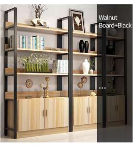 5 strati semplice stile moderno in legno massello di quercia librerie mobili in legno - Product Image 6