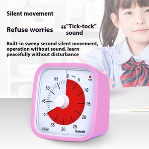 Công cụ quản lý thời gian im lặng 60 phút đồng hồ đếm ngược hẹn giờ trực quan với vỏ bảo vệ cho trẻ em và người lớn - Product Image 2