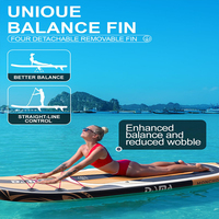 Service de personnalisation de logo DAMA : Planche de paddle légère et portable en PVC pour yoga, course, surf, loisirs en famille, pour plateformes e-commerce