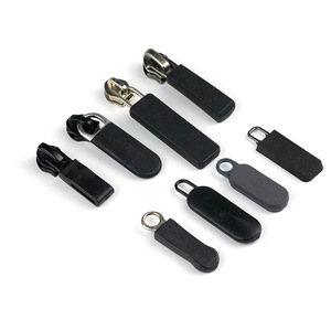 Lanke Custom Silicone Zipper Pull Charms <strong>Replacement</strong> <strong>Zip</strong> Slider Custom Logo Rubber Zipper Puller for Handbag Garment - Product Image 3