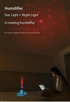 Projection de fumée simulée à ultrasons 7 couleurs lumière LED huile essentielle humidificateur d'air diffuseur d'arôme lampe d'ambiance de chevet