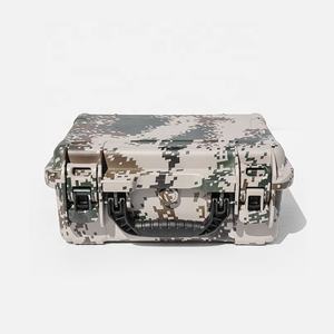 S258 Color <span class=keywords><strong>de</strong></span> camuflaje <span class=keywords><strong>Maleta</strong></span> impermeable Caja <span class=keywords><strong>de</strong></span> <span class=keywords><strong>herramientas</strong></span> <span class=keywords><strong>de</strong></span> almacenamiento Botón Cuchillo Estuche <span class=keywords><strong>de</strong></span> transporte con espuma personalizada en el interior - Product Image 4