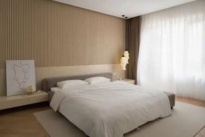 Panneau mural cannelé WPC moderne, ignifuge, insonorisé, écologique, facile à installer, revêtement en chêne, imperméable, usage domestique, commercial, hôtel - Product Image 5