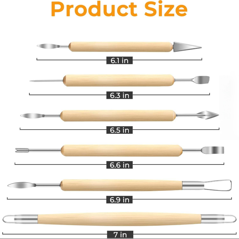 Art Supplies Kit DIY Clay Tools