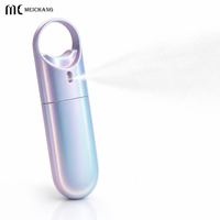 Flacon pulvérisateur à fine brume 10ml 15ml 20ml avec anneau de suspension intégré, portable pour l'emballage et la distribution de liquides cosmétiques