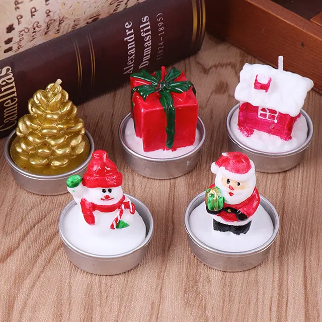 Wholesale Christmas Candles Yard Corporate Sale Outdoor Decorations For Tree Christmas Gift