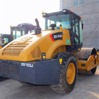 Rouleau vibratoire XCMG d'origine 16 tonnes XS163J, rouleau compresseur à tambour unique d'occasion de Chine à vendre